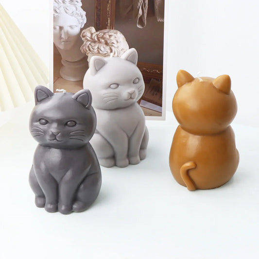 Maneki-Neko Luck Cat Candle Mould