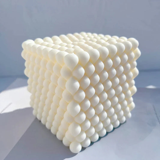 Geometric Square Raindrop Cube Candle Mould