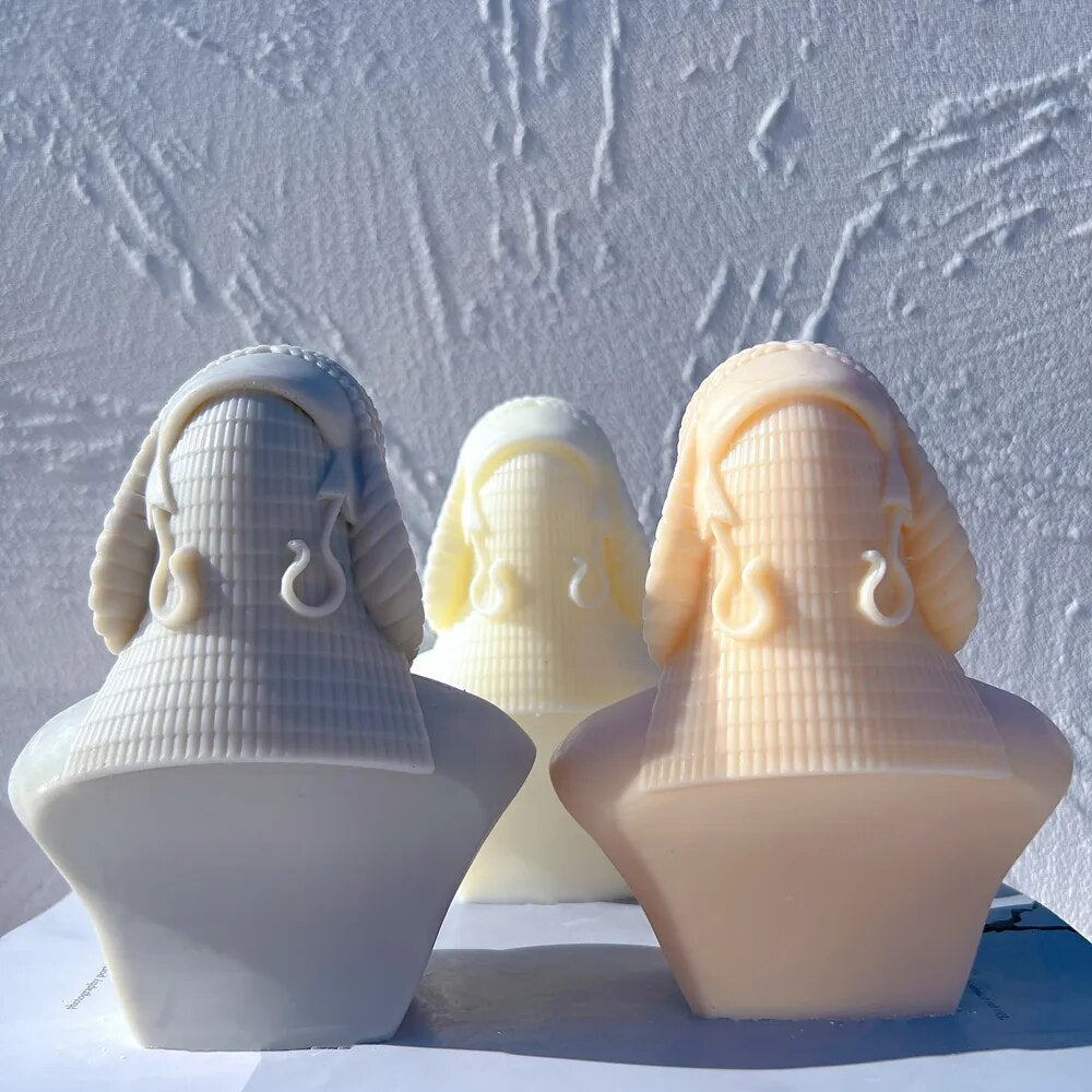 Queen of Egypt Cleopatra Candle Mould