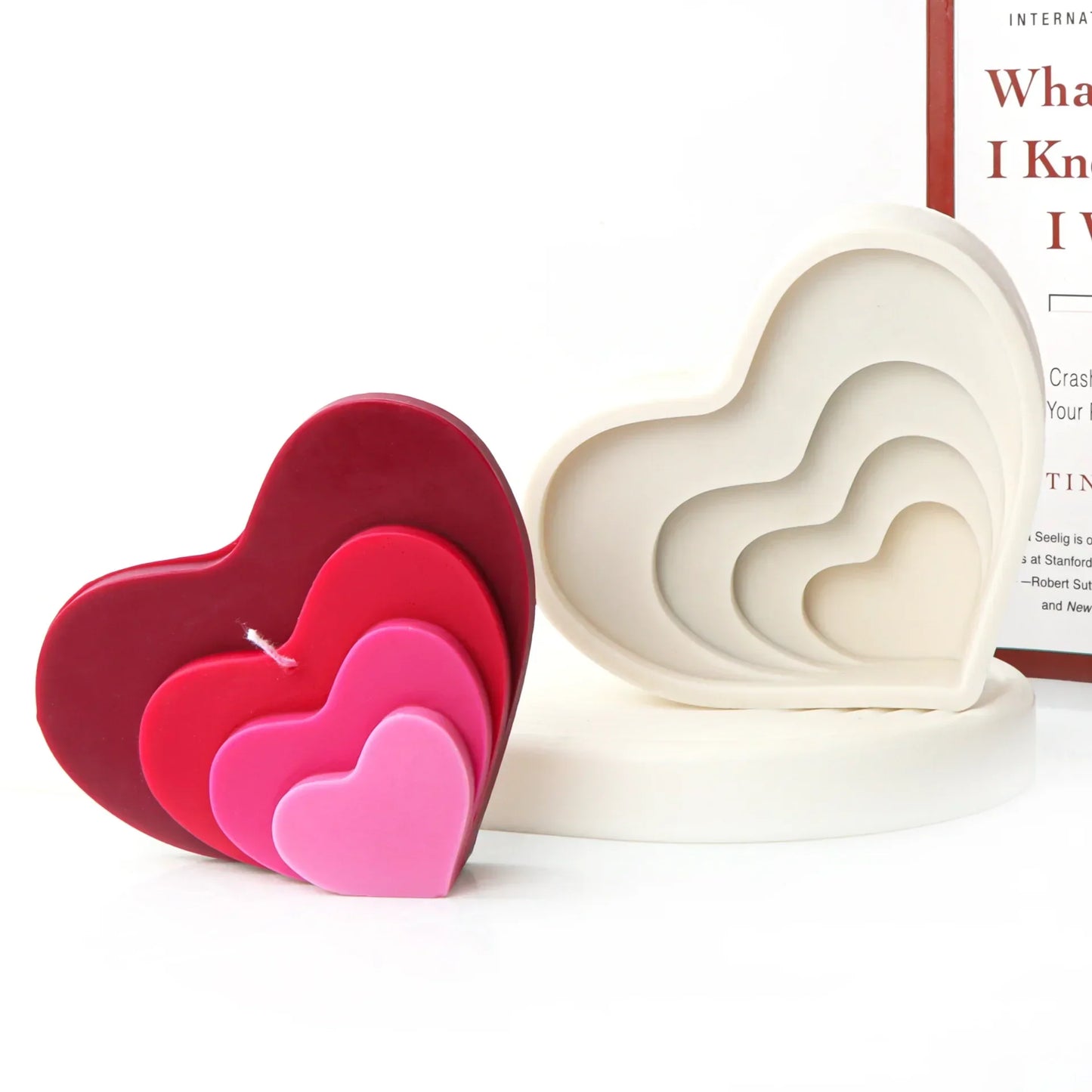 Stack Love Candle Mould Silicone