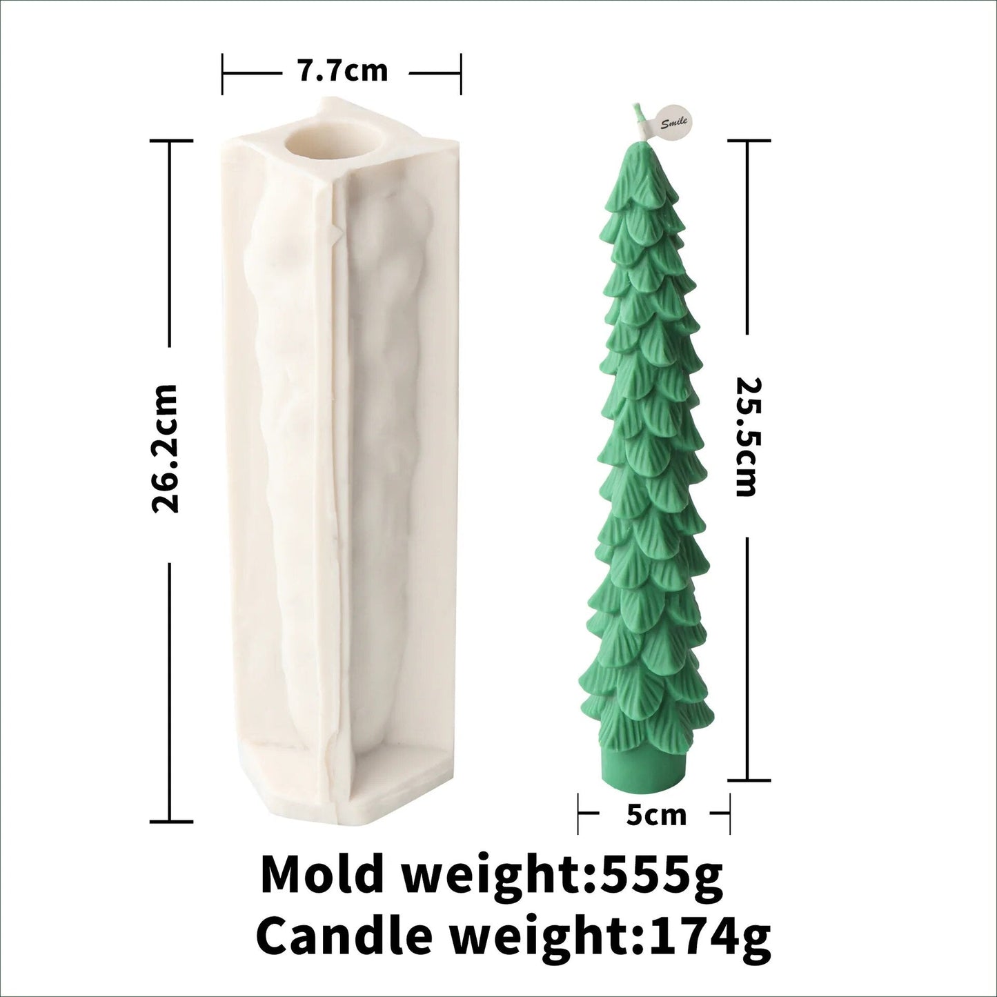 New Christmas Tree Candle Moulds