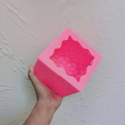 Hole Square Cube Candle Mould