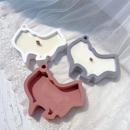 Map Candle Holder Silicone Mould