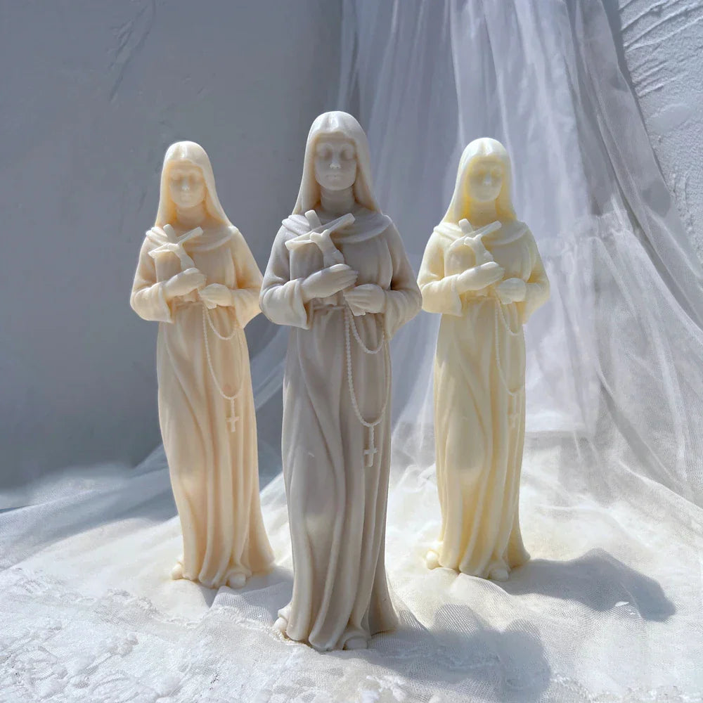 St. Rita Candle Silicone Mould