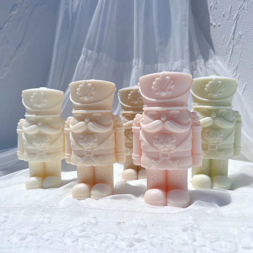 Shorty Nutcracker Statue Silicone Candle Mould