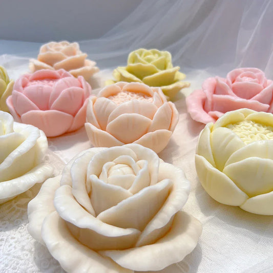 Rose Shaped Candle Mould