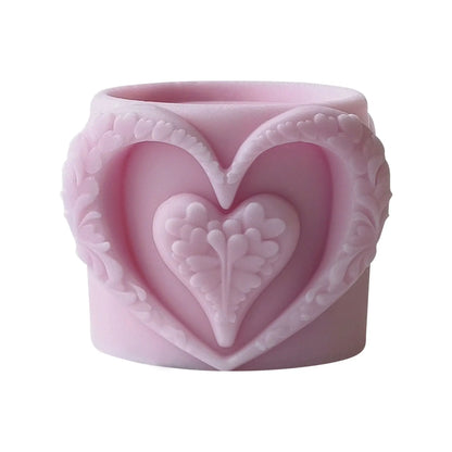 Heart Cup Silicone Candle Mould