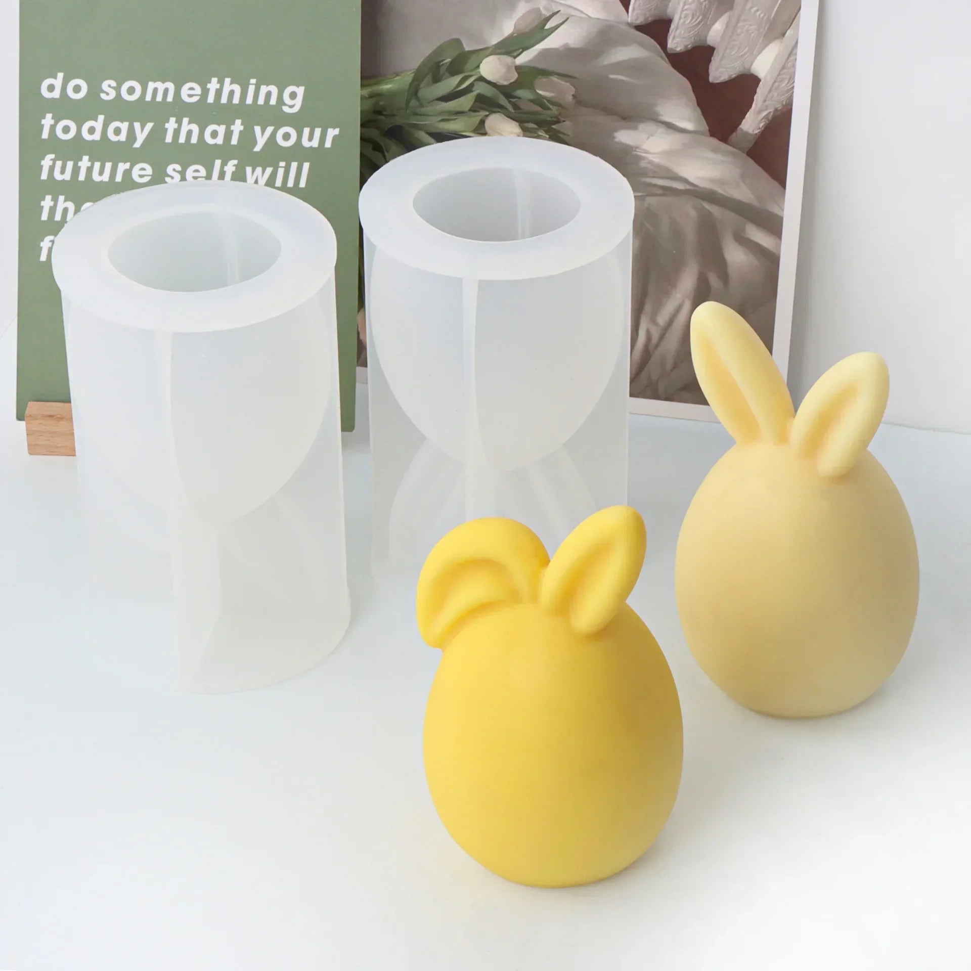 Easter Egg Bunny Silicone Candle Mould