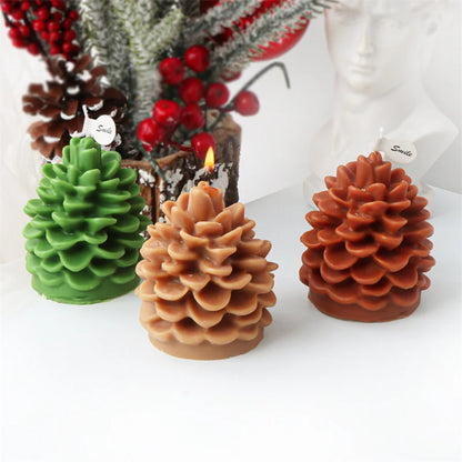 Enchanted Forest Christmas Tree Candle Moulds