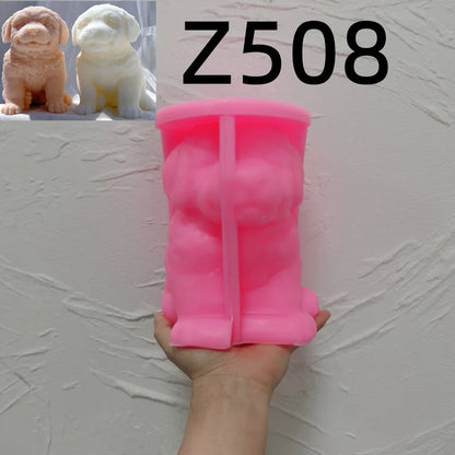 Bernese Mountain Dog Silicone Candle Mould