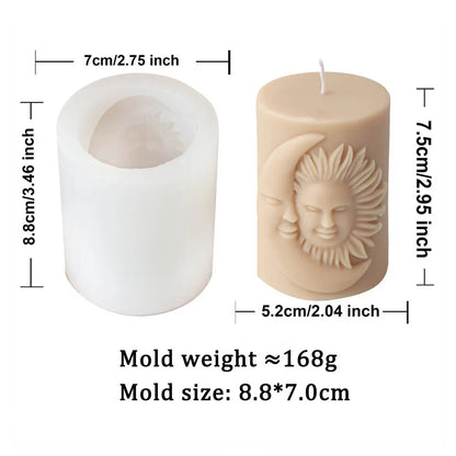 DIY Sun and Moon Candle Mould