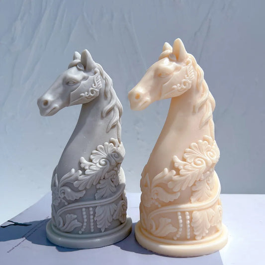 Knight Candle Silicone Mould 