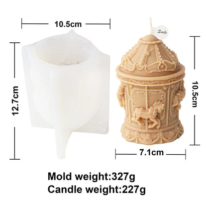 Carousel Silicone Candle Mould