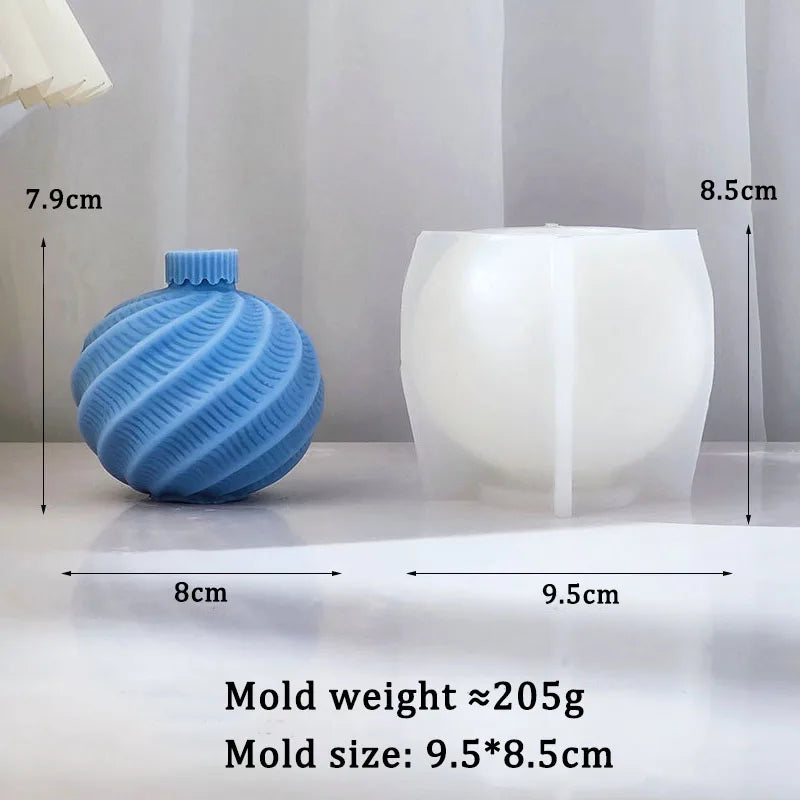 Christmas Ball Candle Silicone Mould