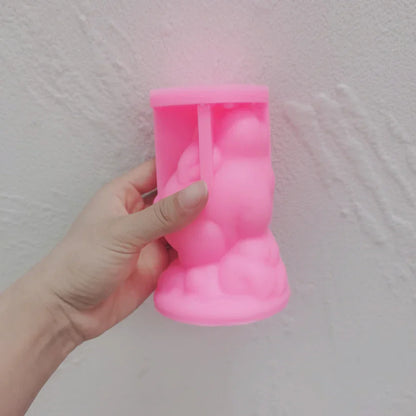 Lovely Baby Pig Silicone Candle Mould - Cute Piggy