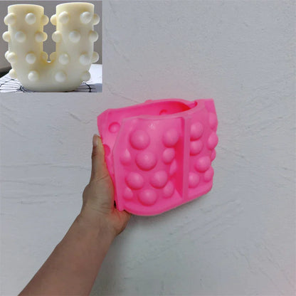 Geometric Shapes Candle Moulds