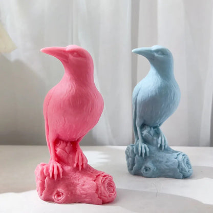 Crow Candle Mould