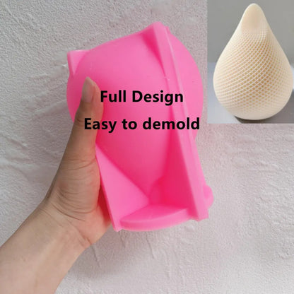 Aesthetic Water Drop Candle Mould