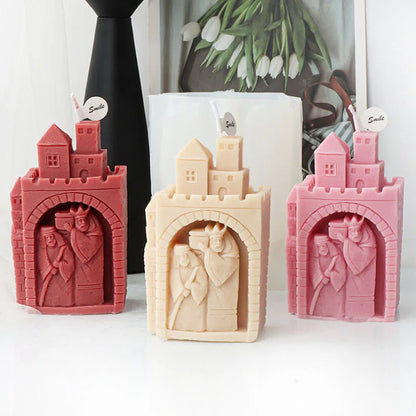 Vintage Castle Candle Silicone Mould