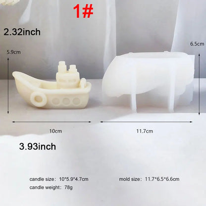 Childhood Cruiser Candle Mould