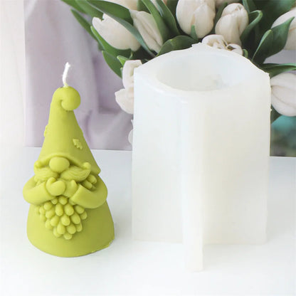 Christmas Santa Claus Candle Silicone Mould - 8 Styles
