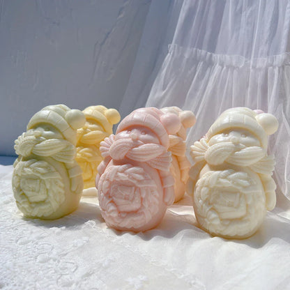 Cuddle Snowman Candle Mould