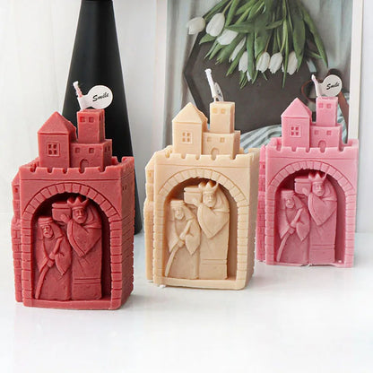 Vintage Castle Candle Silicone Mould