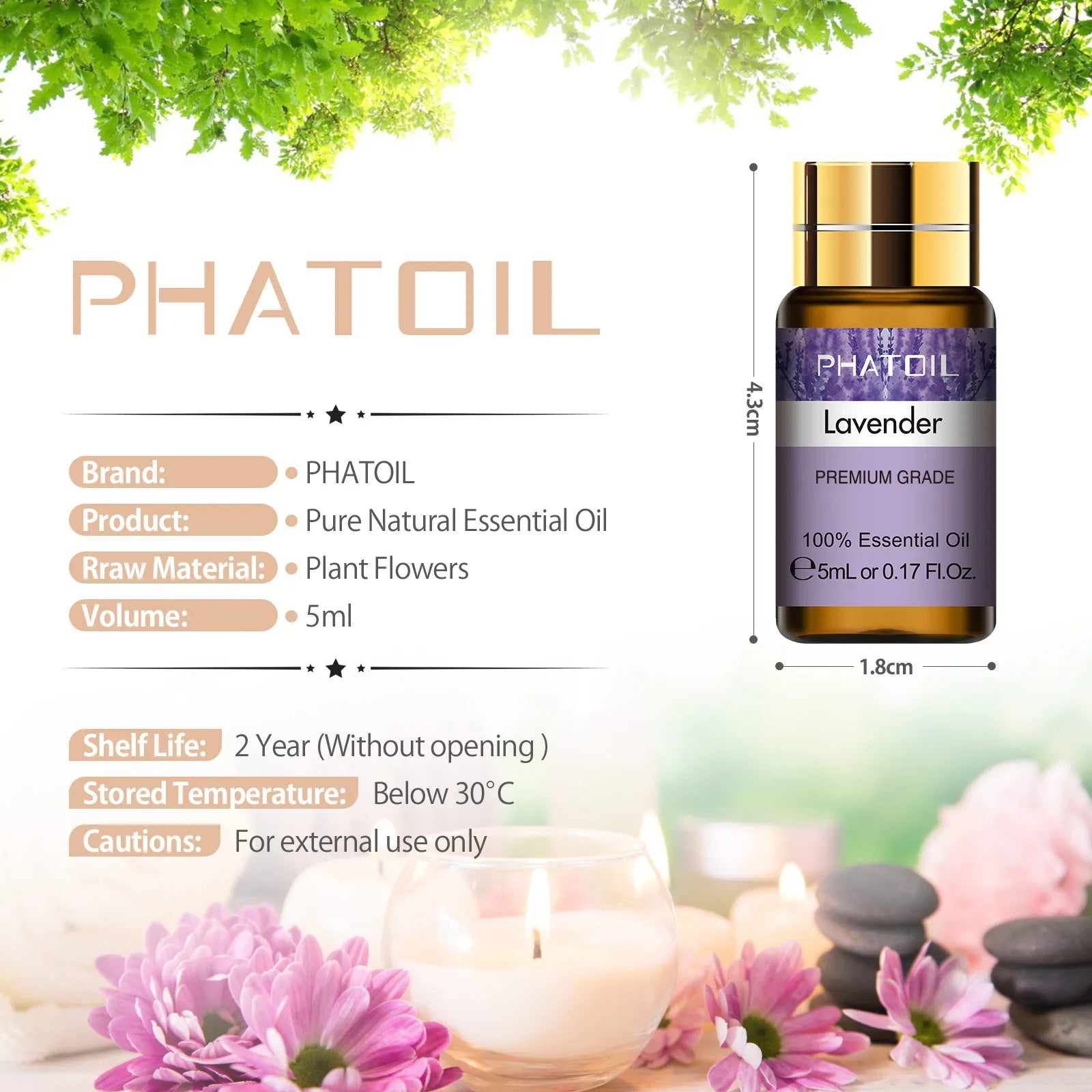 15pcs set Natural Plant Aroma Fragrance Oils for Candle Making