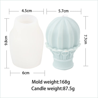 Ancient Greek Roman Column Candle Mould