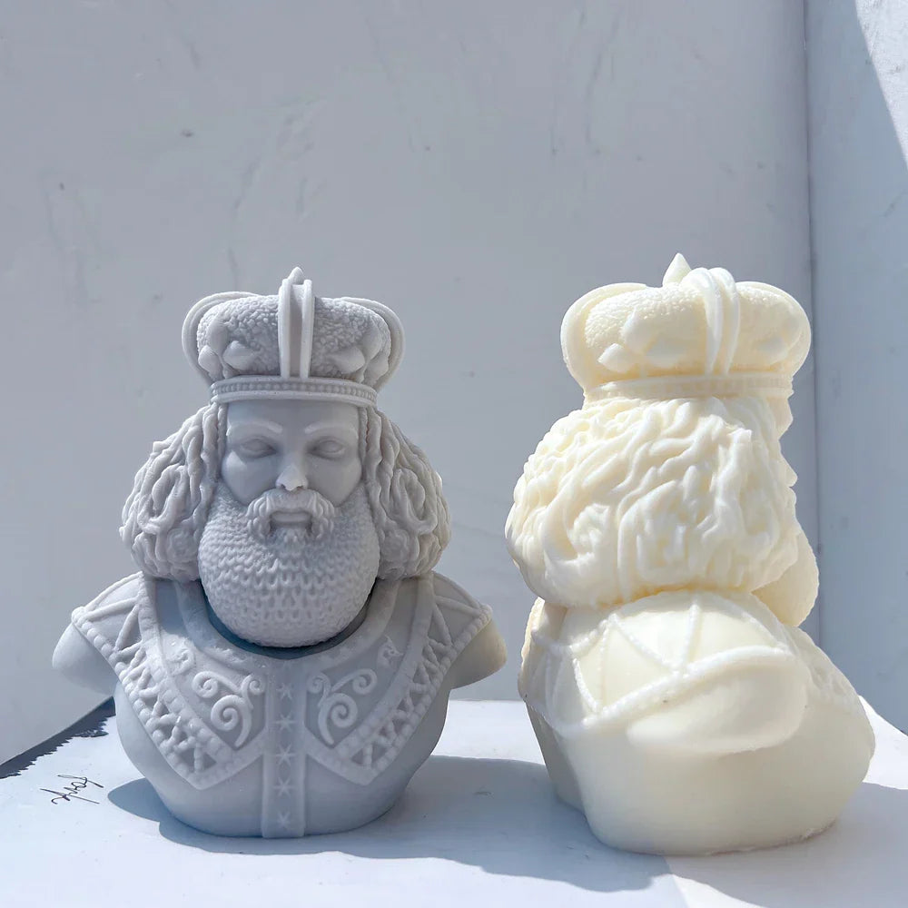 King and Queen Statue Candle Mould