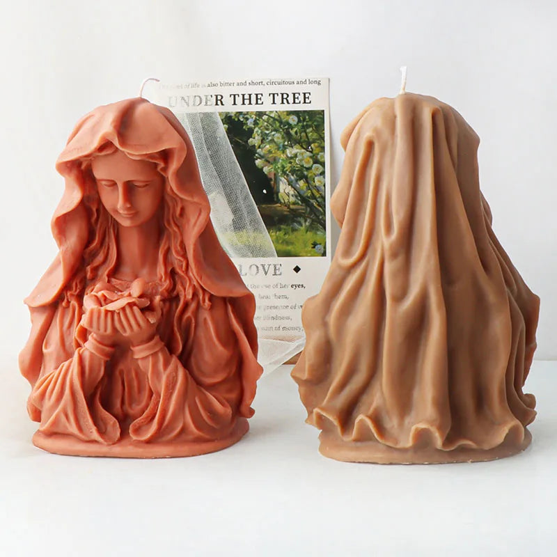 Madonna of the bouquet Candle Silicone Mould