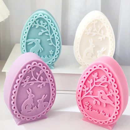 Easter Rabbit Silicone Candle Moulds
