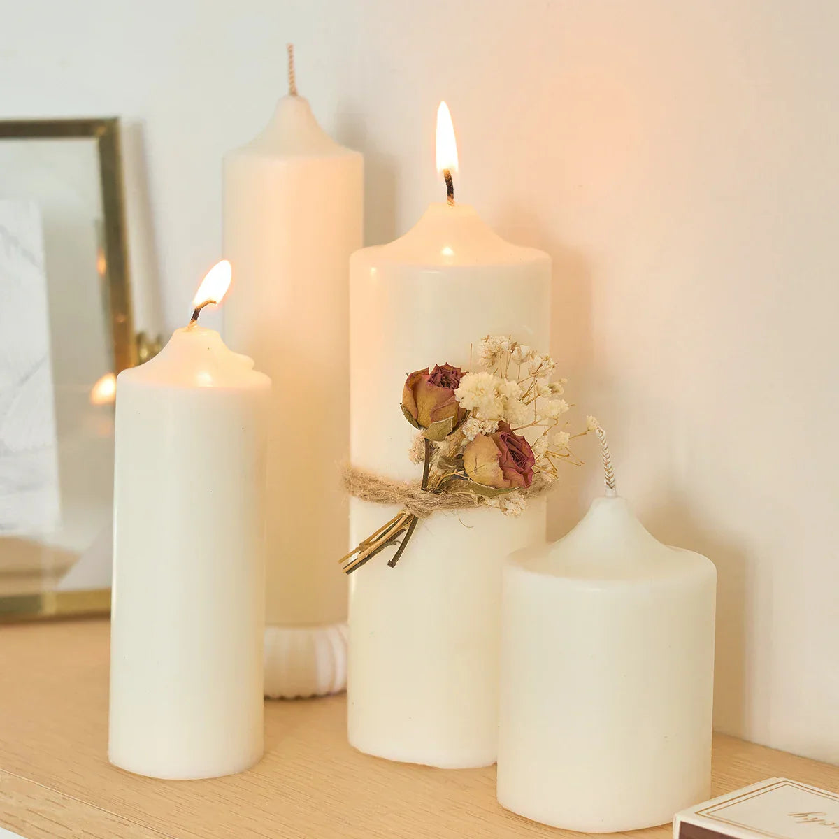 Cylindrical Taper Candle Plastic Mould