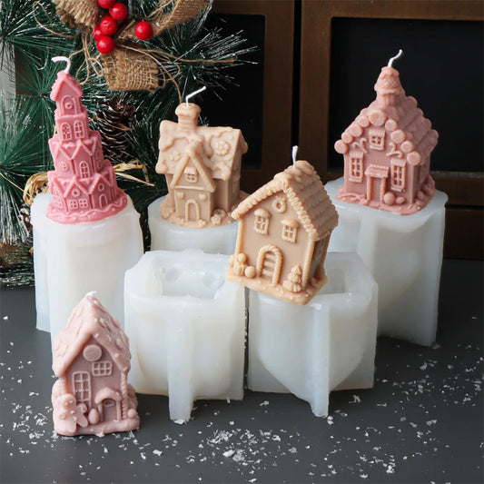 Candy House Silicone Candle Mould