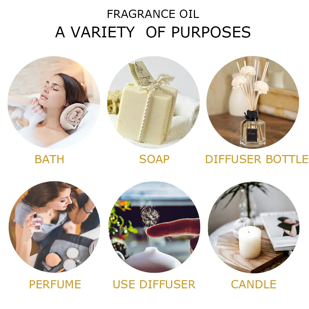 15pcs set Natural Plant Aroma Fragrance Oils for Candle Making