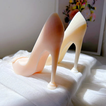 Lady High Heel Shoes Candle Mould