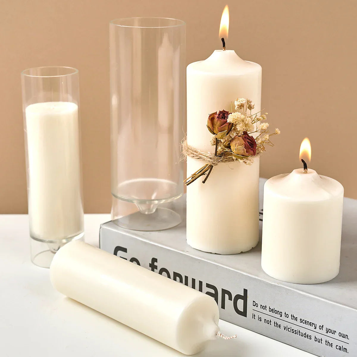 Cylindrical Taper Candle Plastic Mould