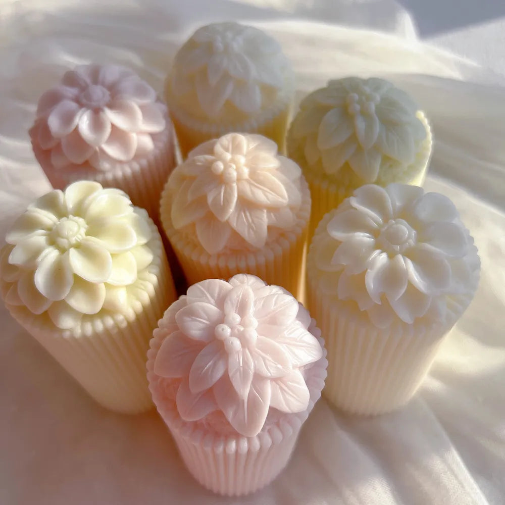 Cylindrical Pillar Flower Candle Mould