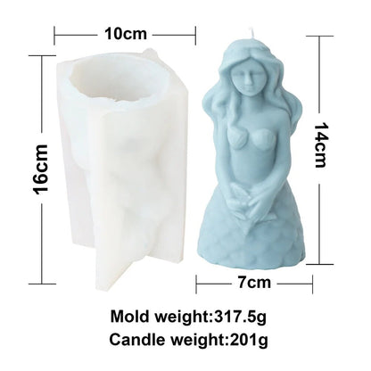 Mermaid Candle Mould