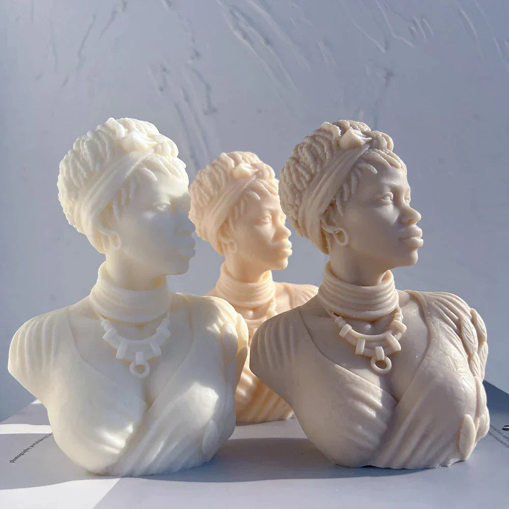 African Goddess Candle Mould