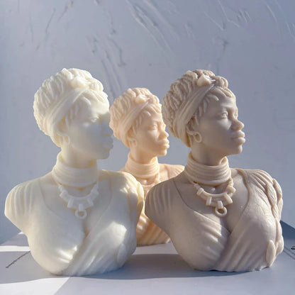 African Goddess Candle Mould