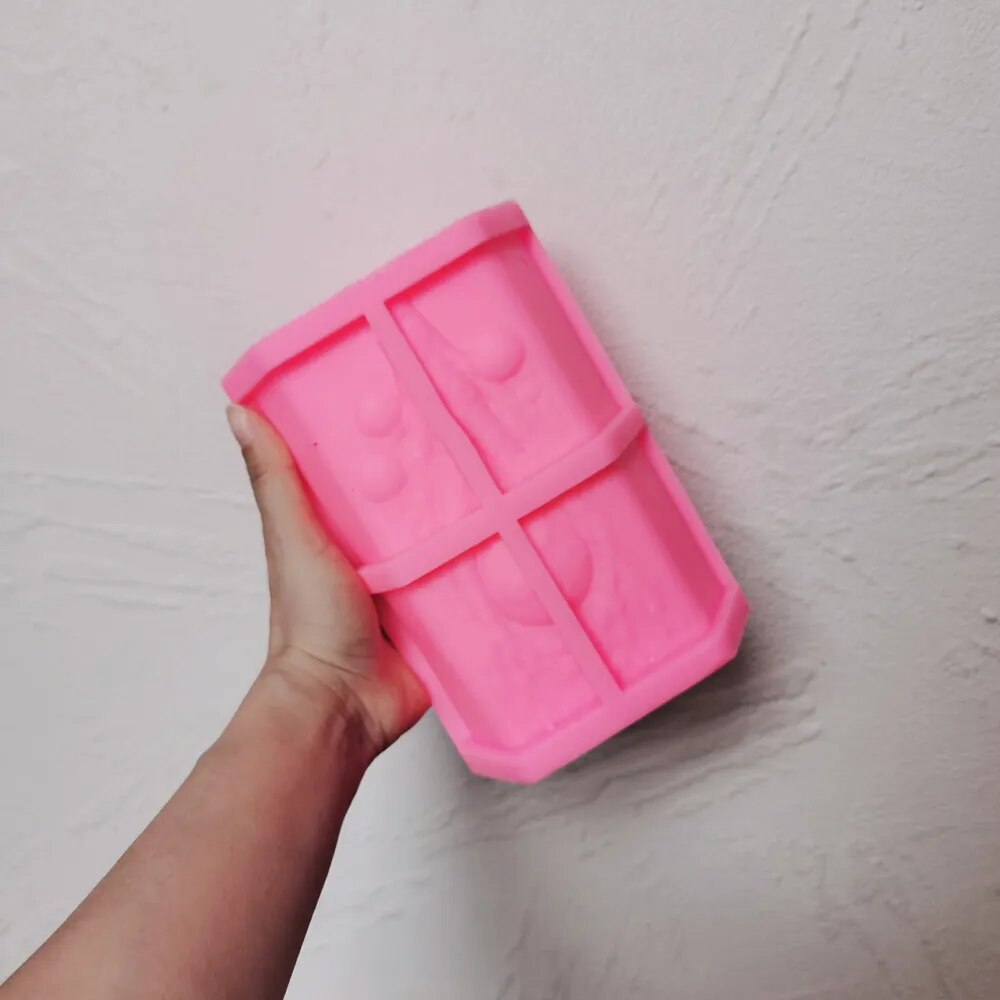 Lunar Prism Pillar Candle Mould