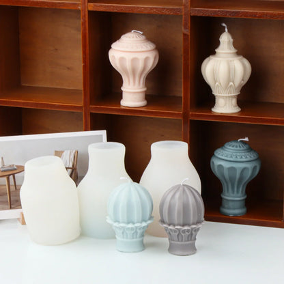 Ancient Greek Roman Column Candle Mould