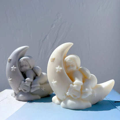 Moon Dreamer Baby Candle Silicone Mould