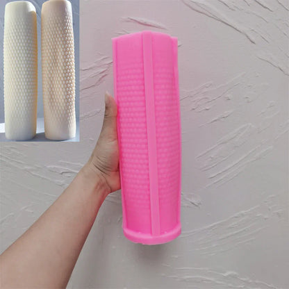 Geometric Raindrop Long Pillar Candle Mould