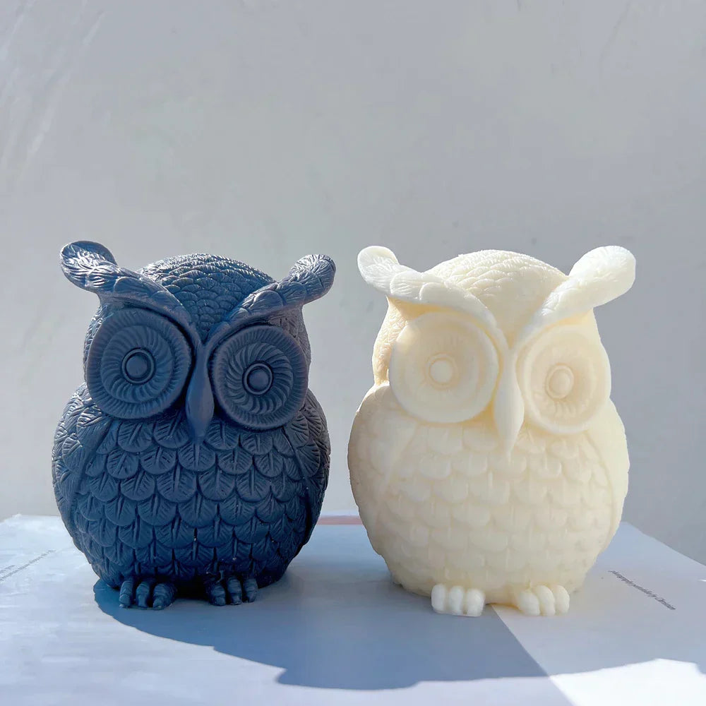 Owl Candle Silicone Mould - Create Adorable Owl Candles