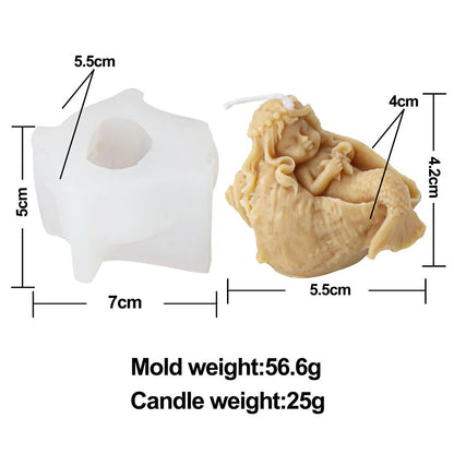 Mermaid Candle Mould