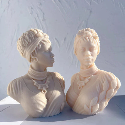 African Goddess Candle Mould