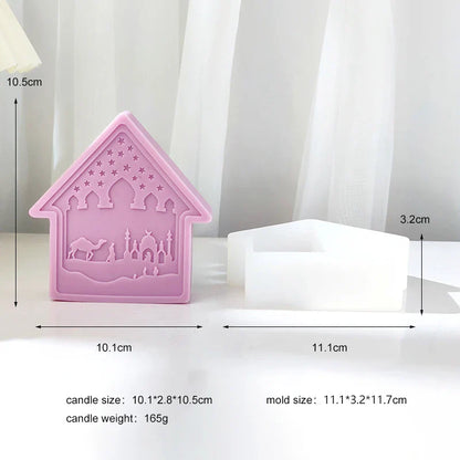 House Shape Silicone Candle Mould
