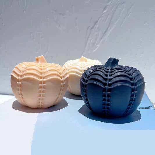 Halloween Bone Pumpkin Candle Mould